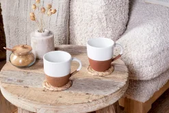 Mali Large Mug - White (Set of 2)