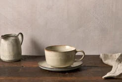 Malia Cup & Saucer - Cream