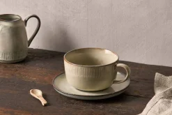 Malia Cup & Saucer - Cream
