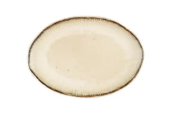 Malia Large Oval Platter - Cream