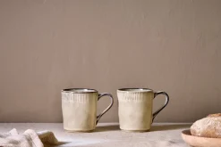Malia Mug - Cream - (Set of 2)