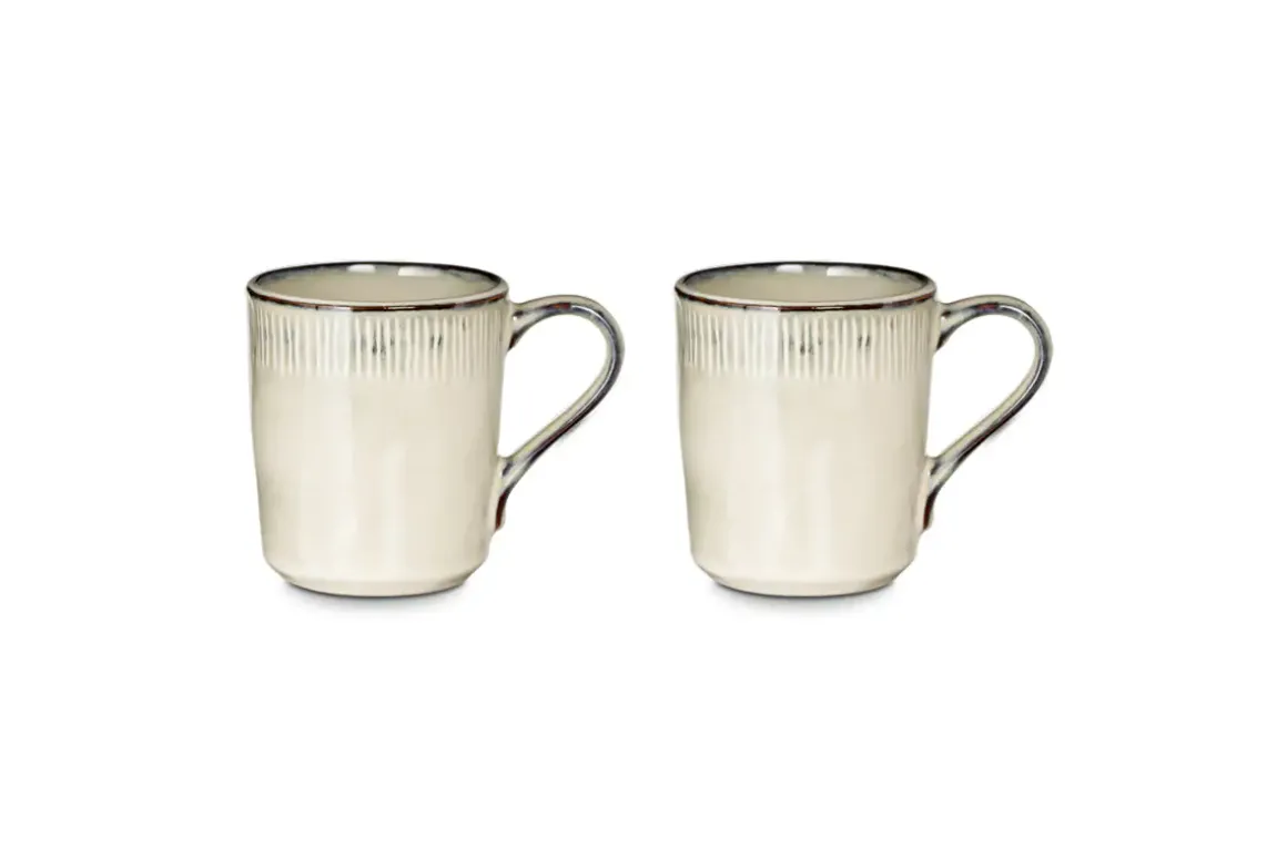 Malia Mug - Cream - (Set of 2)