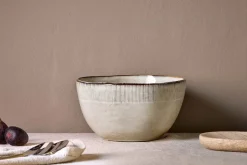 Malia Serving Bowl - Cream