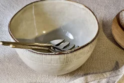 Malia Serving Bowl - Cream