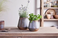 Mamba Outdoor Planter - Aged Zinc