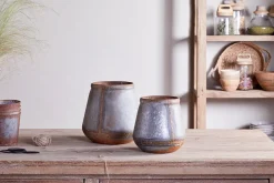 Mamba Outdoor Planter - Aged Zinc