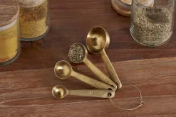 Mane Measuring Spoons - Brushed Gold