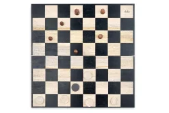 Mango Wood Chess & Draughts