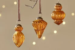 Manipur Baubles - Amber (Set of 3)