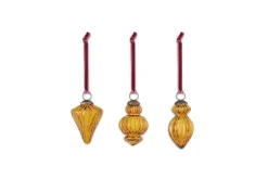 Manipur Baubles - Amber (Set of 3)