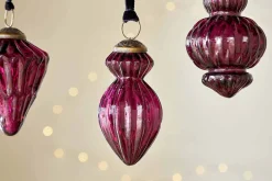 Manipur Baubles - Ruby (Set of 3)