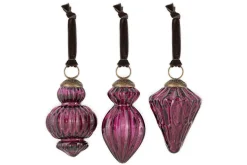 Manipur Baubles - Ruby (Set of 3)