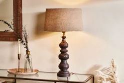 Manua Wood Table Lamp - Large