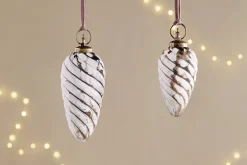 Maran Giant Bauble - Gold & Cream