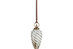 Maran Giant Bauble - Gold & Cream