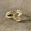 Mari Labradorite Ring - Gold