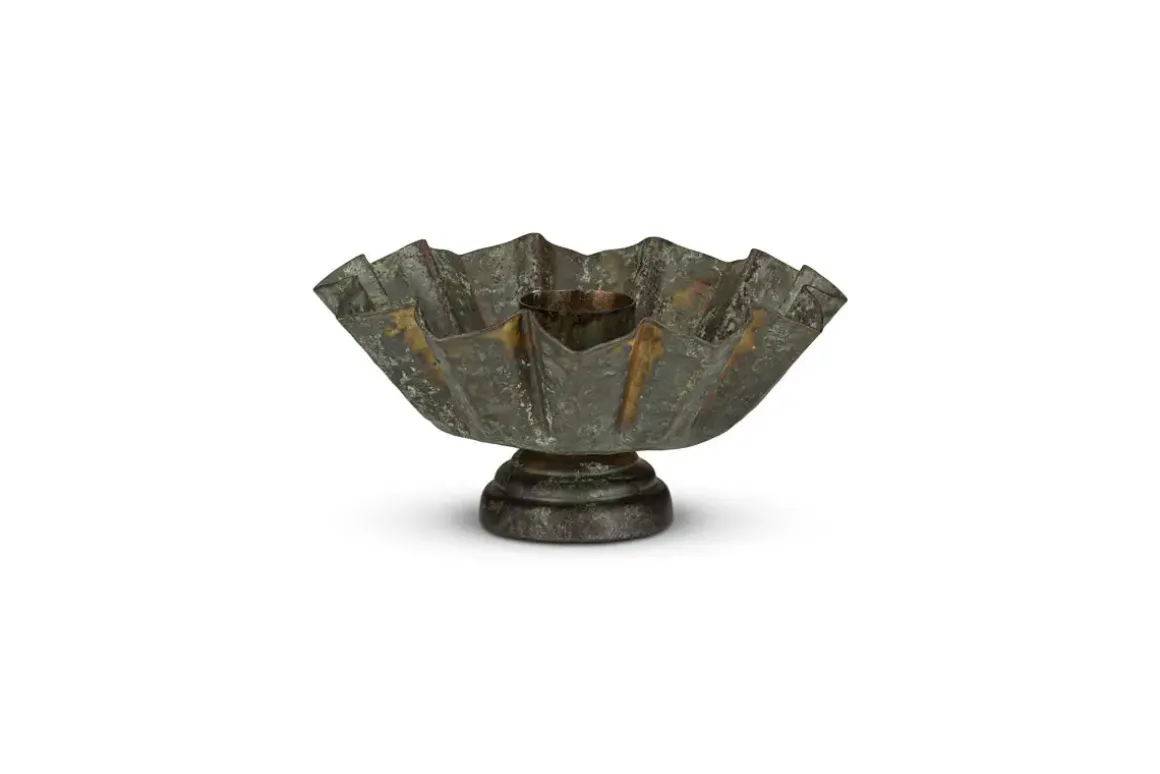Matu Candle Holder - Antique Patina