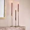 Mbata Brass Candlestick - Antique Brass