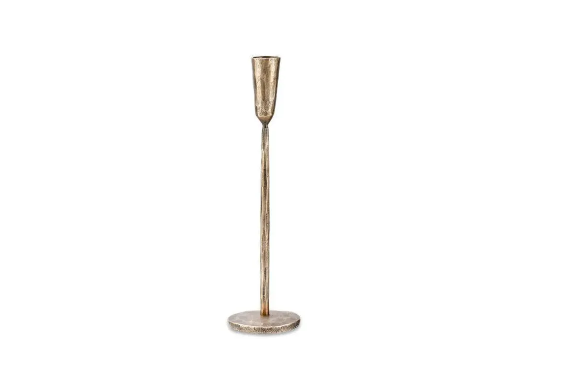 Mbata Brass Candlestick - Antique Brass