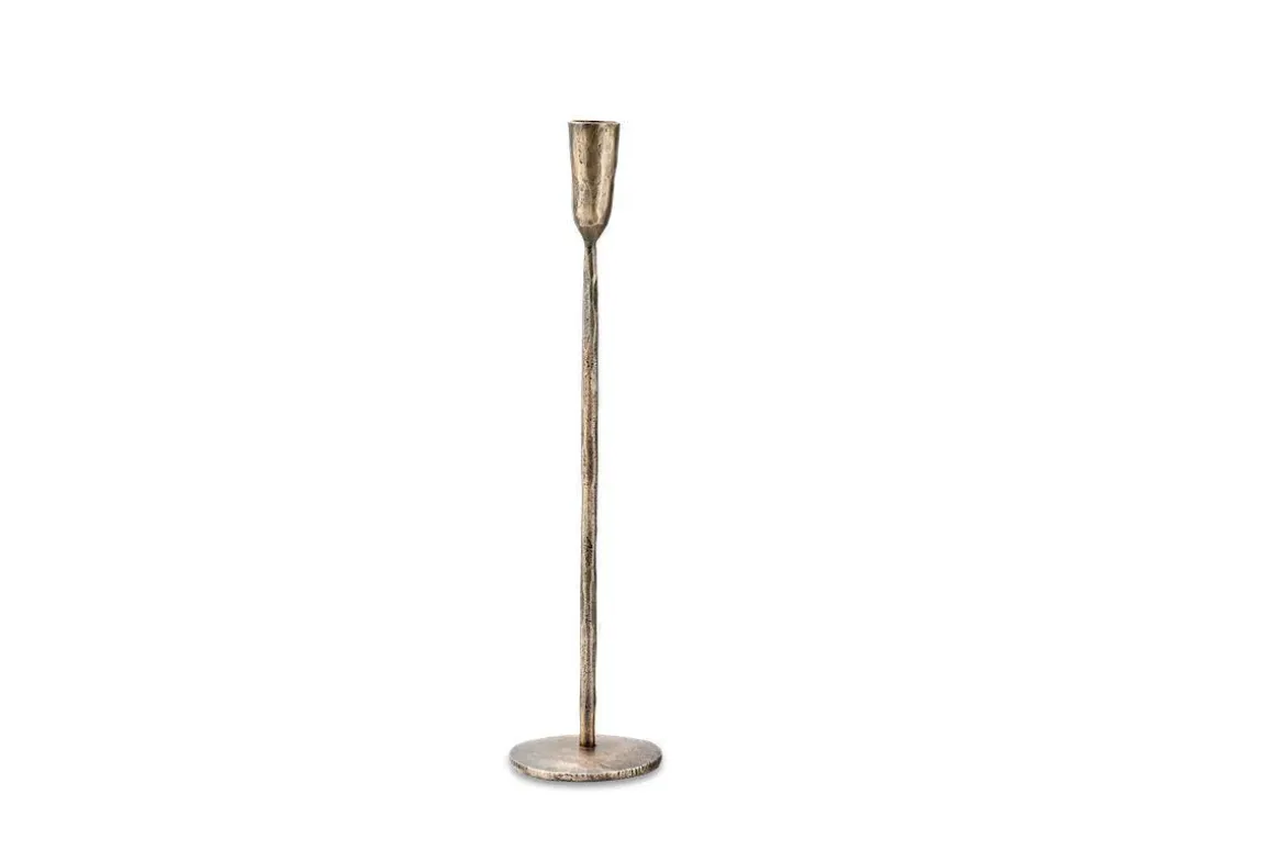 Mbata Brass Candlestick - Antique Brass