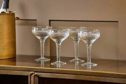 Mila Champagne Glass - Clear - (Set of 4)