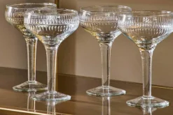 Mila Champagne Glass - Clear - (Set of 4)