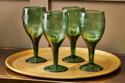 Mila Wine Glass - Dark Emerald (Set of 4)