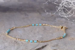 Mindra Anklet - Turquoise