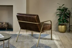 Mirai Ribbed Leather Armchair