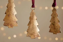 Mishti Tree Baubles - Antique Brass - Small (Set of 4)