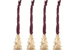 Mishti Tree Baubles - Antique Brass - Small (Set of 4)