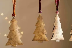 Mishti Tree Baubles - Antique Brass - Large (Set of 4)