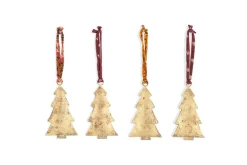 Mishti Tree Baubles - Antique Brass - Large (Set of 4)