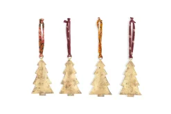 Mishti Tree Baubles - Antique Brass - Large (Set of 4)