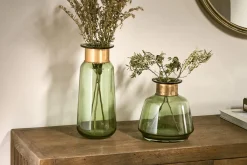 Miza Glass Vase - Green