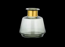 Miza Glass Vase - Smoke