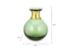 Miza Mini Glass Vase - Green