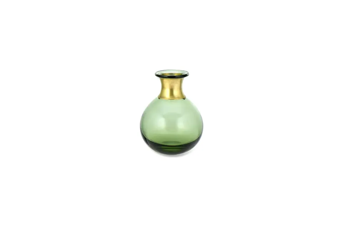 Miza Mini Glass Vase - Green