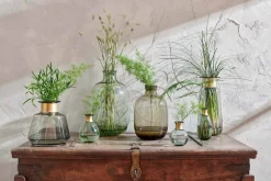 Miza Mini Glass Vase - Smoke