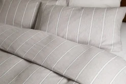 Mora Hemp & Cotton Duvet Cover - Stone Grey