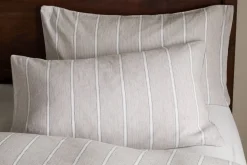 Mora Hemp & Cotton Housewife Pillowcases - Stone Grey