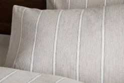 Mora Hemp & Cotton Housewife Pillowcases - Stone Grey