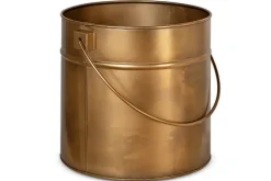 Mosat Iron Fireside Bucket - Antique Brass