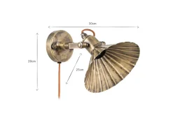 Moti Wall Lamp - Antique Brass