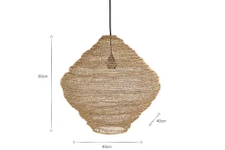 Mukuni  Wire Lampshade - Brass - Small