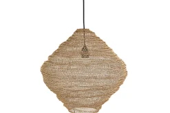 Mukuni  Wire Lampshade - Brass - Small