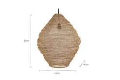 Mukuni Wire Lampshade - Brass - Large