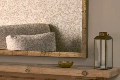 Murwara Antique Glass Arched Mirror - Antique Brass