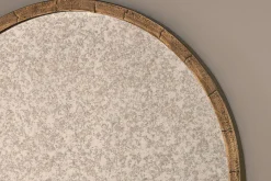 Murwara Antique Glass Arched Mirror - Antique Brass