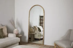 Murwara Full Length Mirror - Antique Brass